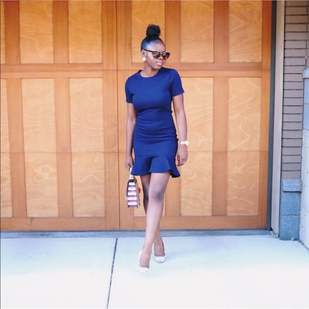 Peplum dress